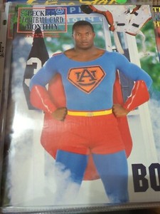 Bo Jackson Auburn SuperBo Beckett Football Card Monthly #10 Jan. 1991 