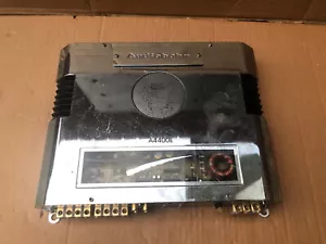 Audobahn A4400E car audio amplifier vintage chrome TESTED/WORKS - Picture 1 of 24