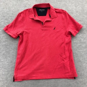 Nautica Hemd Herren Large Rosa Segelboot Polo Kurzarm - Bild 1 von 10
