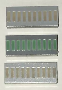 HP HDSP-4830 4840 4850 red green yellow 10 Element LED Bar graph NOS - Picture 1 of 2