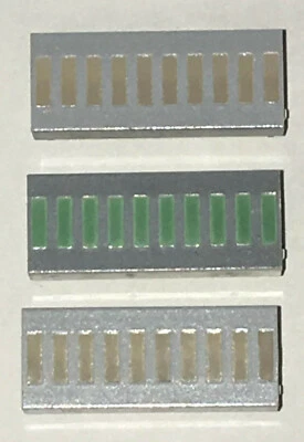 HP HDSP-4830 4840 4850 Rojo Verde Amarillo 10 Elementos LED Barra Gráfico Nuevo de Lote Antiguo Foto 1 de 2