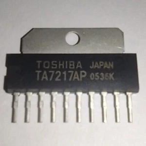 TA7217AP Toshiba Audio Amp IC/NOS/10 Pin SIP Pkg./CB Audio Endstufe IC  - Bild 1 von 3