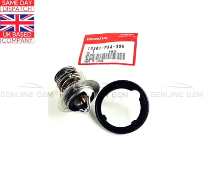 Genuine Honda Thermostat Assy. + Seal For Civic Integra Accord 19301-PAA-306 - Image 1 of 4