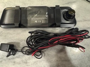 4K Rückspiegelkamera, 10" Spiegel Dashcam mit 1080P Rückfahrkamera, 32gb Karte - Bild 1 von 5