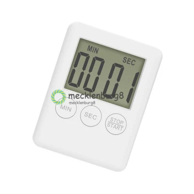 LCD Display Digital Kitchen Cooking Timer Count-Down Up Clock Alarm Magnetic - Bild 1 von 4