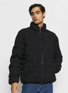 Schott Rostok schwarz warm gepolstert Herrenjacke Mantel Größe XL brandneu mit Etikett NEU - Bild 1 von 12
