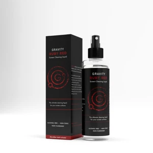 GRAVITY Ruby Red Gotowy do użycia płyn do czyszczenia ekranu / monitora (250ml) - Zdjęcie 1 z 2