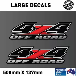 Large 4x4 sticker decals, suitable for 4WD and off road trailer, trucks vehicle - Picture 1 of 1