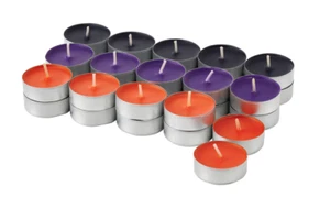 30 IKEA HOSTAGILLE Scented tea light, Candle, Halloween Purple Black Orange - Picture 1 of 4