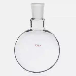 500ml 24/29 1-neck Round Bottom Glass Flask Single Neck Boiling Bottle Labware - Picture 1 of 1