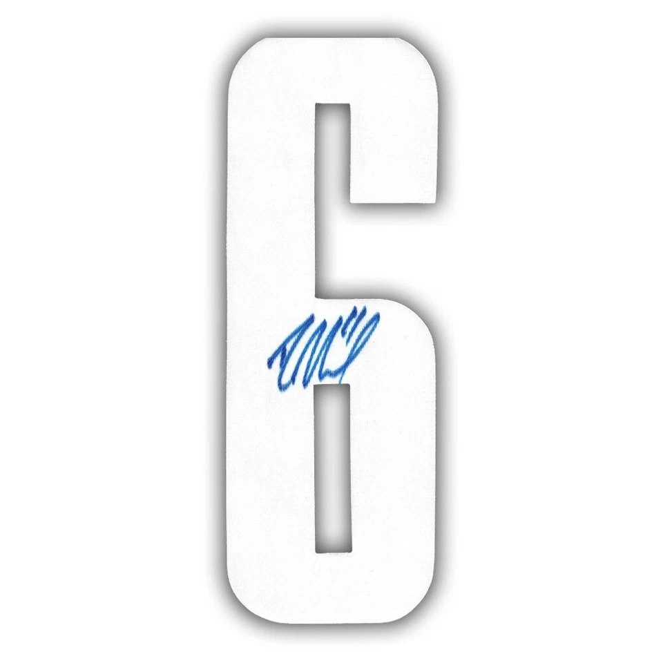 Rick Nash Autographed White 2005 World Championship Team Canada Jersey Number -6 Foto 1 de 1