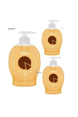 Sabonete Softssoap PECAN PIE EDIÇÃO LIMITADA Liq para as Mãos em TRÊS Bombas Fl Oz 7,5 + Presente - Imagem 1 de 4