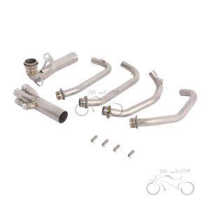Slip for CF-Moto 500SR Voom 2024-2025 Titanium System Exhaust Front Header Pipe - Foto 1 di 6