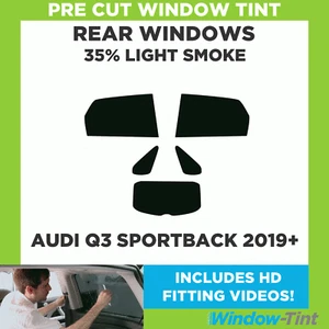 Pre Cut Window Tinting Film for Audi Q3 Sportback 2019+ 35% Light Rear Car Tint - Picture 1 of 6