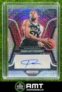 2024-25 Panini Prizm Black Giannis Antetokounmpo Prizmatrix Auto Mojo 25/25 - Picture 1 of 3