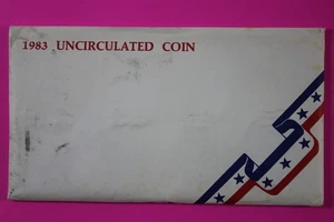 Sealed 1983 Philadelphia & Denver Mint Set Privately Packaged 10 BU Coins 9037 - Picture 1 of 2