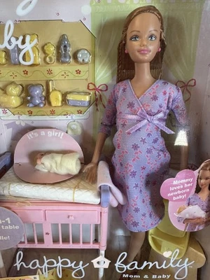 Muñeca Barbie Mattel Happy Family Midge & Baby 2002 en caja original *Leer descripción* Foto 1 de 4