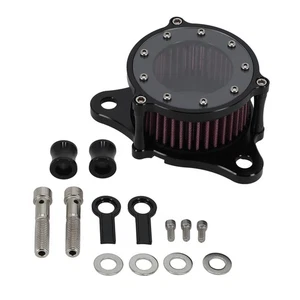 Aluminum Air Cleaner Filter For Harley XL Sportster 2004-up Red - Foto 1 di 12