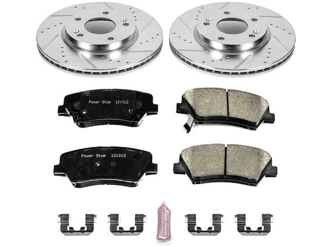 Brake Pad and Rotor Kit For Elantra Coupe GT Veloster Forte Koup Forte5 FW34S3 - Image 1 of 1
