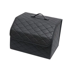 Car Organizers and Storage,Car Trunk organizer for SUV, Leather Foldable Box - Picture 1 of 8