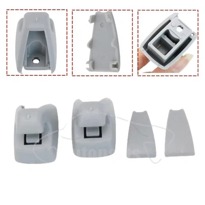 Set of 2 Gray Car Sun Visor Hook Clip 15882854 Fits for Cadillac Chevrolet GMC - Image 1 of 4