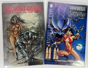 Vampirella / Shadowhawk #1-2 Joe Jusko Mark Texeira Harris Comics 1995 NM Horror - Picture 1 of 5