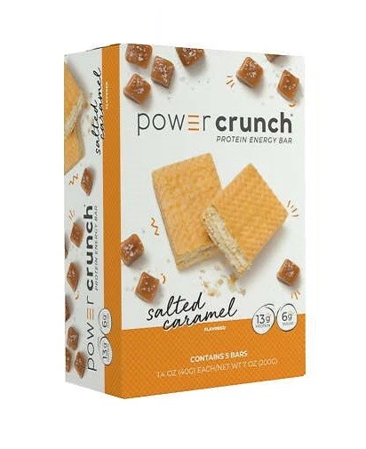 Barra energética Power Crunch Protein caramelo salado Foto 1 de 1
