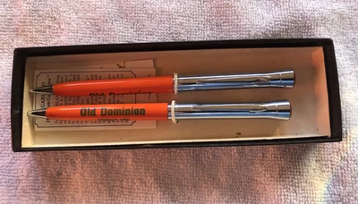 Old Dominion Freight Line 1983 Safety Award Garland Pen & Pencil Set Bubble Top - Image 1 of 4