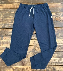 Usado en excelente estado Vuori talla "Joggers deportivos XL 28"" entrepierna rendimiento azul marino oscuro" - Imagen 1 de 5