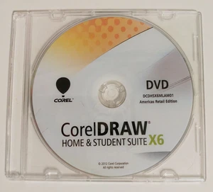 CorelDRAW X6 Home and Student Corel DRAW WINDOWS 8 & 7 DISQUE UNIQUEMENT - Photo 1/3