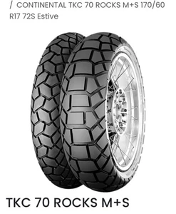 Gomma Posteriore Continental  Tack 70 Rocks. M+S  170/60/17 Tubless.  Dot.  0520 - Foto 1 di 1