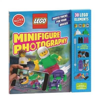 Nuevo $25 LEGO 30 Piezas Minifigura Libro de Fotografía Posando Varilla Fondos Klutz Foto 1 de 4