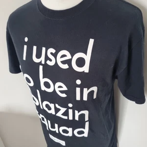 Love Island T-Shirt Men's Small I Used To Be In Blazin' Squad Black - Picture 1 of 7