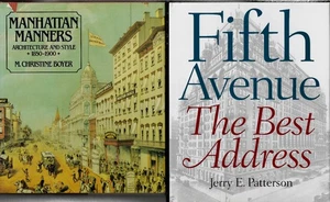 2 x Seminal New York Books: Fifth Avenue The Best Address & Manhattan Manner - Picture 1 of 11