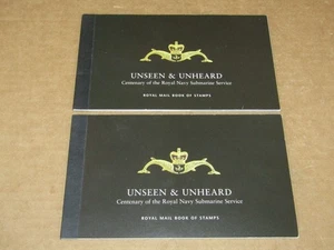 GB stamps lot 2 Unseen & Unheard Royal Mail Prestige Stamp Book DX 27 MNH - Picture 1 of 6