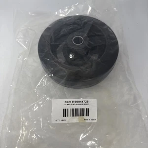 RUEDAS DE ACERO DE GOMA MOLDEADAS DE 6′′ X 2′′ DE ALTA RESISTENCIA PASTOR NUEVAS (Error de impresión en etiqueta) - Imagen 1 de 6