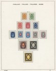Finland Russia Stamps 1891 Imperial Arms Definitive Set Sc #46-58, Mint VF