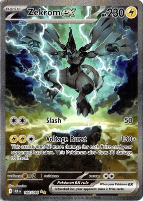 Zekrom ex 166/086 Pokemon Black Bolt Special Illustration Rare NM - Image 1 of 4
