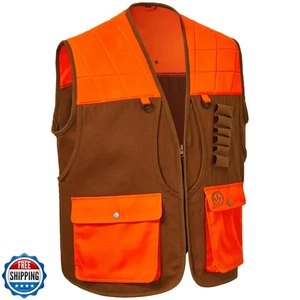 BASSDASH Upland Game Field Water-Resistant Bird Hunting Vest with Multi Pocke - Picture 1 of 5