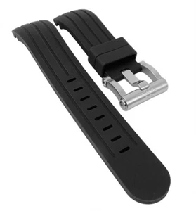 TW STEEL Grandeur Uhrenarmband 22mm | Kautschuk schwarz für TW120 - Bild 1 von 2