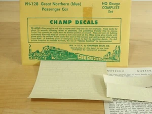 Champ Aufkleber HO PH-128 Great Northern PKW - Bild 1 von 1