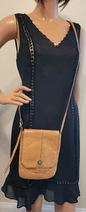 HOBO International kleine hellbraune Leder Umhängetasche Handtasche - Bild 1 von 11