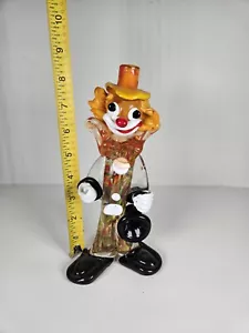 Figura de colección escultura de vidrio artístico de Murano bufón de payaso - Imagen 1 de 6