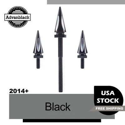 Advanblack Windshield Spikes Bolts Fits for 14+ Harley Street Electra Tri Glide - Image 1 of 4