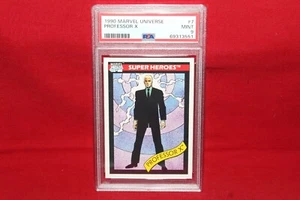 1990 Marvel Universe Impel Professor X #7 PSA 9 Super Heroes - Bild 1 von 2
