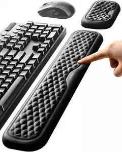 Wrist Rest for Keyboard and Mouse, Computer Ergonomic Wrist Support Pad, Soft Me - Picture 1 of 3