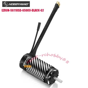 Motor sin escobillas Hobbywing EZRUN 56118SD 650KV NEGRO G2 para camión buggy RC 1/5 - Imagen 1 de 22