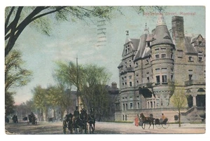 Drummond Mansion Montreal Quebec QC rue Sherbrooke Street W. G. MacFarlane 1907 - Imagen 1 de 2