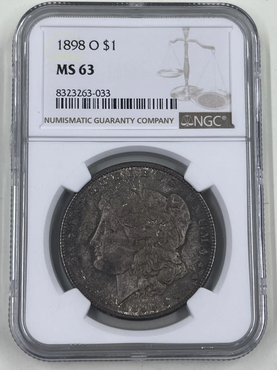 MS 63 Graded 1898 Year Morgan US Dollars (1878-1921) for sale | eBay