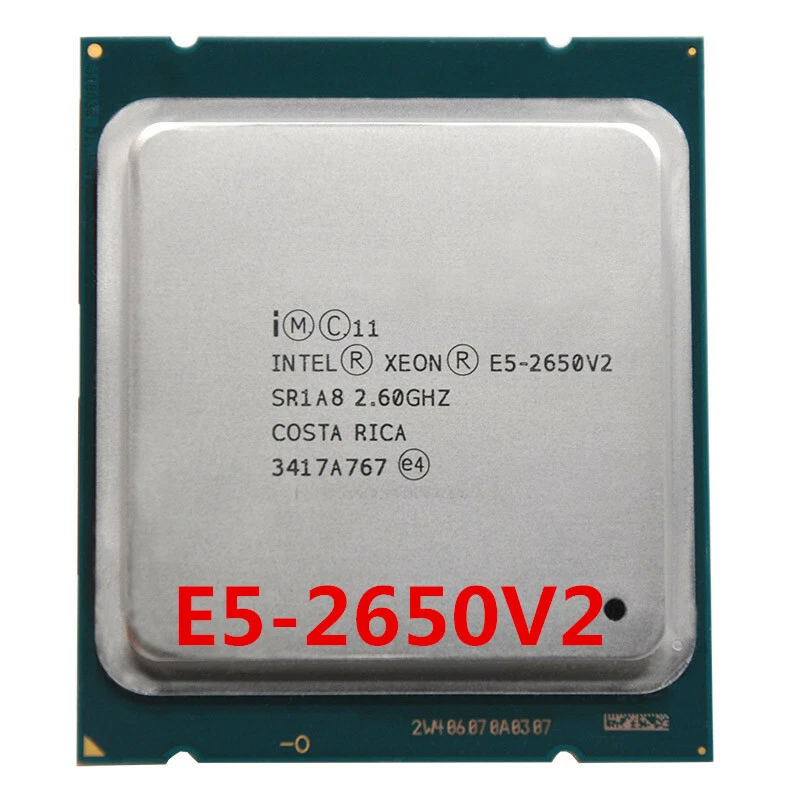 Intel Xeon E5-2650 V2 2.6GHz 20MB SR1A8 LGA2011 Desktop CPU Processor  - Image 1 of 1